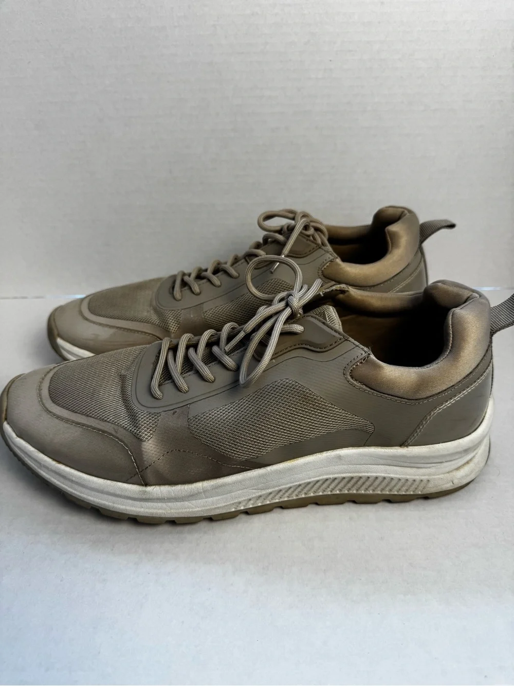 Aldo Men's Taupe Sneakers - Modern Casual Trainer US 12